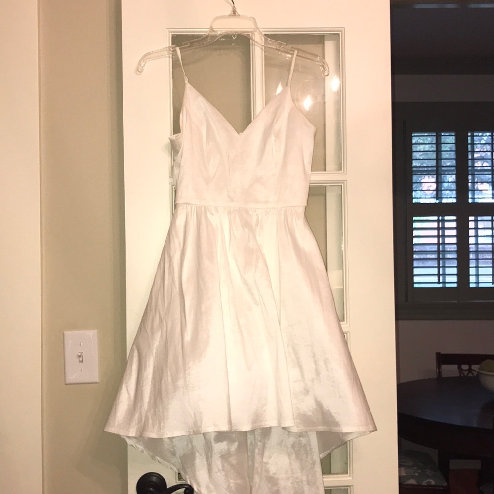 White prom dress